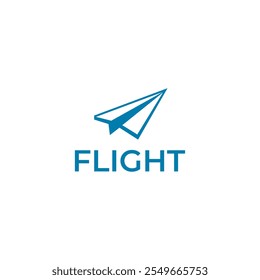 Travel plane transport vector logo design