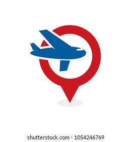 Travel Point Logo Icon Design