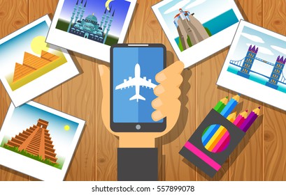 Travel Poster Design with Smartphone