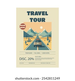 Travel poster or print ready tour, travel, tourism flyer design template. Travel Flyer Summer Holiday Travel Flyer Template