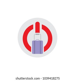 Travel Power Logo Icon Design