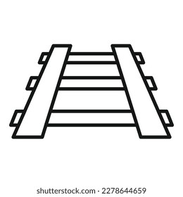 Travel railway icon outline vector. Window subway. City waiting