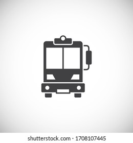 Travel related icon on background for graphic and web design. Creative illustration concept symbol for web or mobile app.