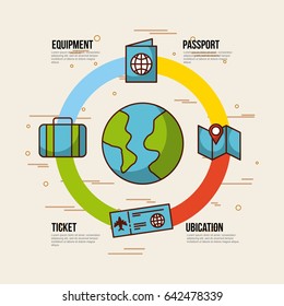 travel related icons image