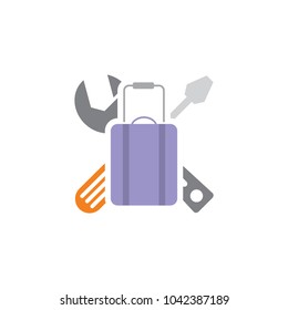 Travel Repair Logo Icon Design