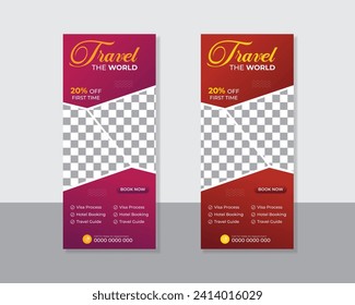 Travel Roll UP Banner Design