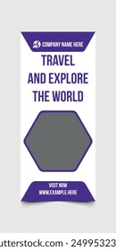 Travel Roll Up Banner Design