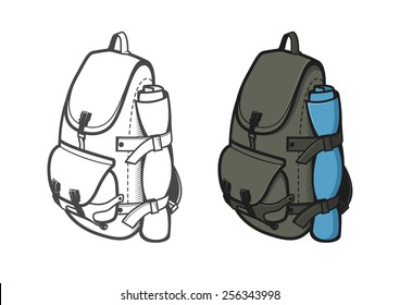 Travel rucksack