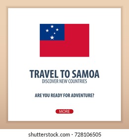Travel to Samoa. Discover and explore new countries. Adventure trip