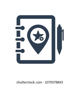Travel Schedule / Notepad Icon 