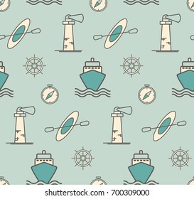 Travel sea pattern