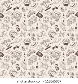 travel seamless background