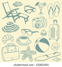 travel seamless background