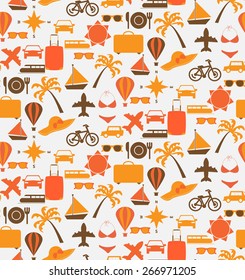 travel seamless pattern, Endless texture can be used for wallpaper, pattern fills, web page background,surface textures.