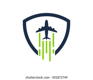 Travel Security Logo Design Template