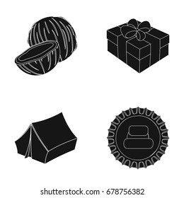 Travel, service and other web icon in black style.alcohol, cooking icons in set collection.