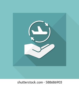 Travel services - Minimal modern icon