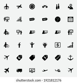 Travel set icons ,symbol and vector,Can be used for web, print and mobile