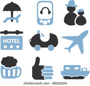travel set. vector