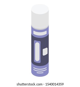 Travel shaving foam icon. Isometric of travel shaving foam vector icon for web design isolated on white background