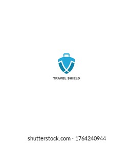 Travel Shield Logo Design Concept