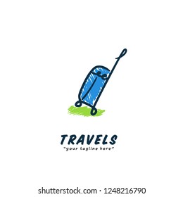Icône du logo de l'agence de protection du bouclier de voyage avec silhouette de plan et de bouclier symbole de sécurité