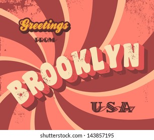 travel sign of Brooklyn