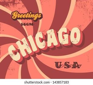 travel sign of Chicago