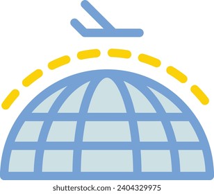 Icono de una línea vectorial