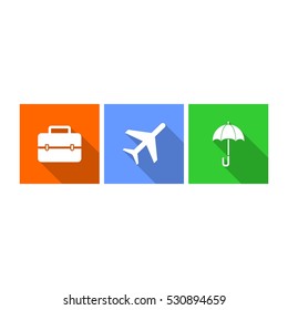 Travel site logo vector