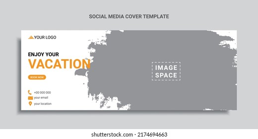 travel social media cover design or web banner
