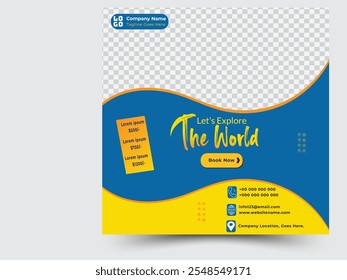 Travel Social Media Post Design