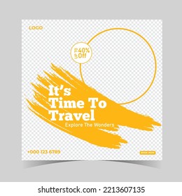 Travel Social Media Post Template