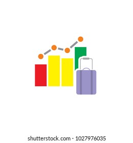 Travel Stat Logo Icon Design