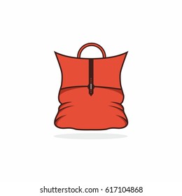 Travel or study travel bag icon concept