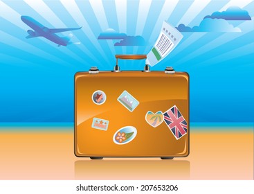 Travel suitcase