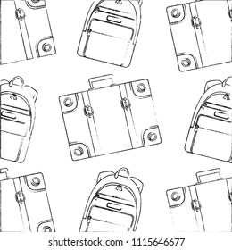 travel suitcase backpack equipment background