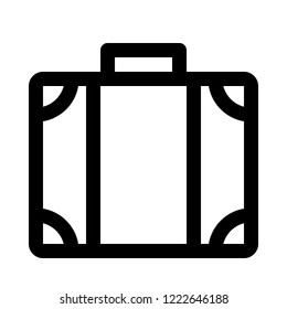 Travel suitcase with handle