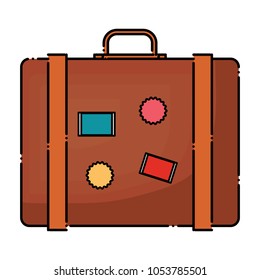 travel suitcase icon 