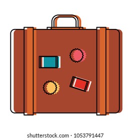 travel suitcase icon 