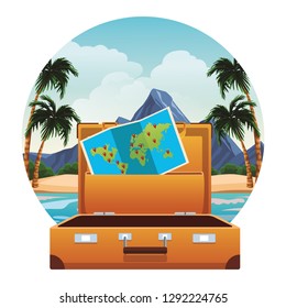 travel suitcase icon