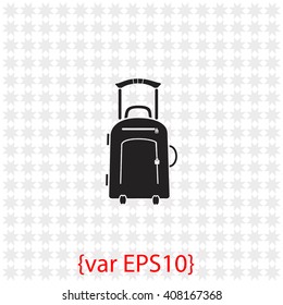 Travel suitcase icon.