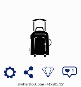 Travel suitcase icon.