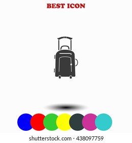 Travel suitcase icon.