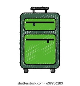 travel suitcase icon