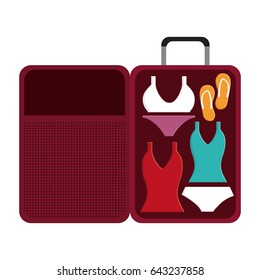 travel suitcase icon