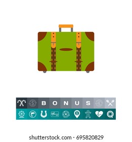 Travel suitcase icon
