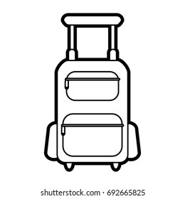 travel suitcase icon image
