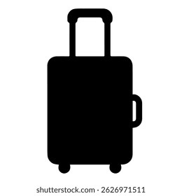 Travel suitcase icon on white background vector
Vector travel icon