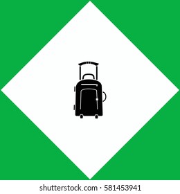 Travel suitcase  icon Vector design.